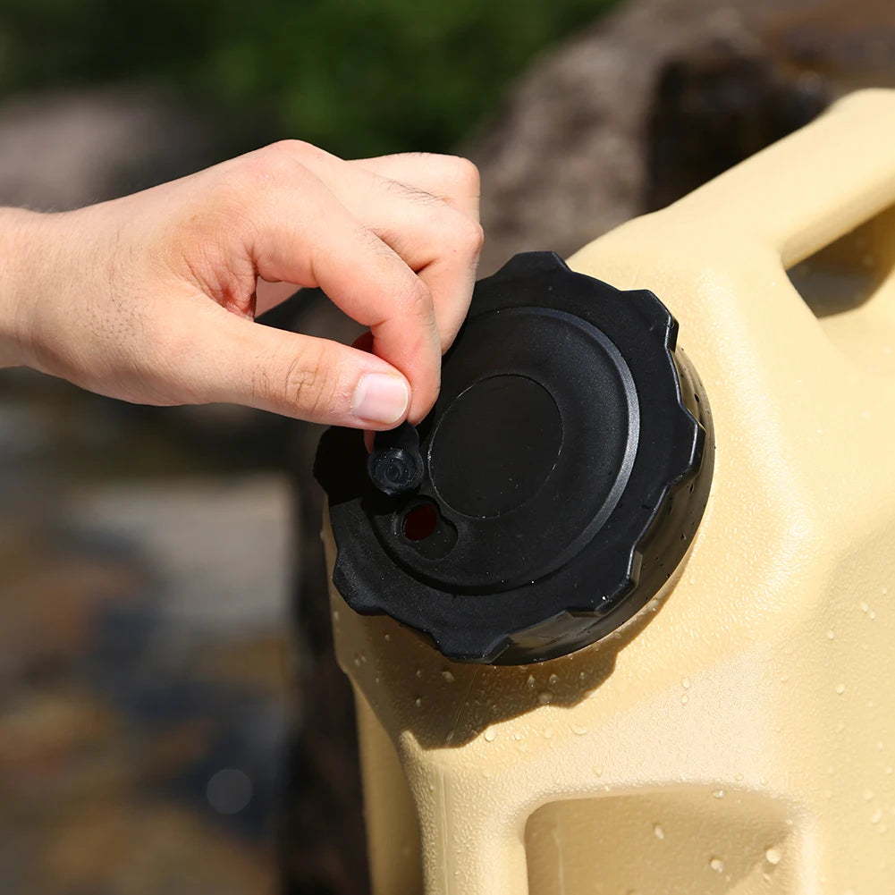 10/12L Outdoor Water Bucket Large-Capacity Portable Camping Water Bag Container with Faucet Driving Water Tank for Picnic Hiking